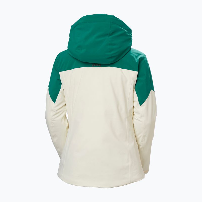 Women's ski jacket Helly Hansen Alphelia emerald snow 11