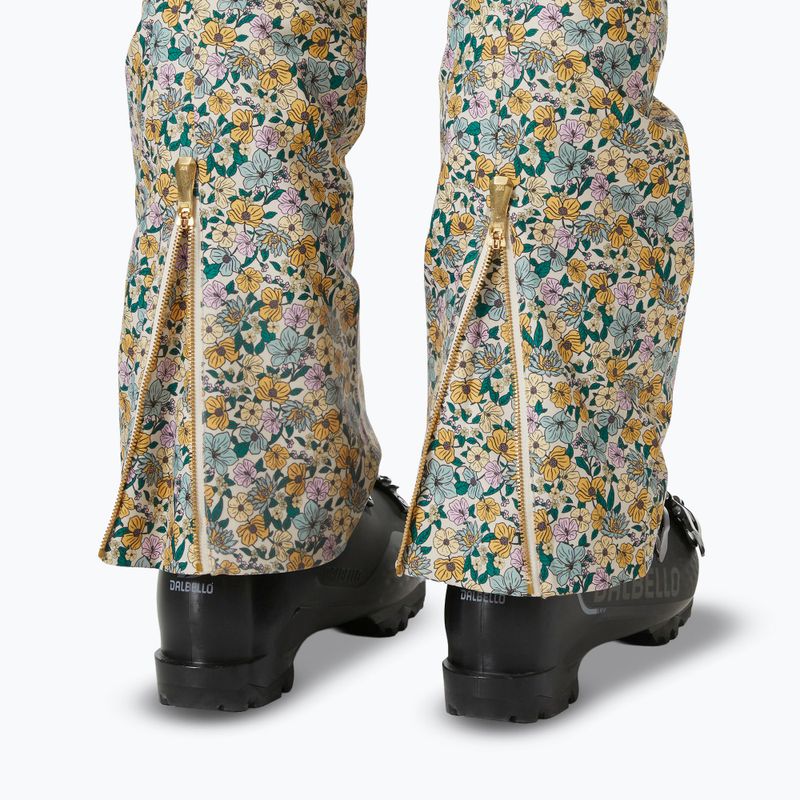 Women's ski trousers Helly Hansen St. Moritz Insulated 2.0 sand floral aop 4