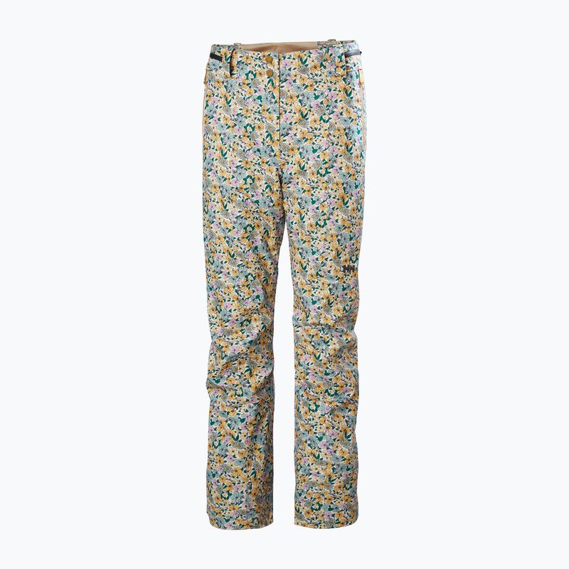 Women's ski trousers Helly Hansen St. Moritz Insulated 2.0 sand floral aop 5