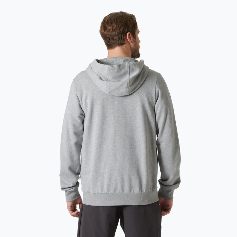 Men's Helly Hansen HH Logo Full Zip Hoodie 2.0 grey/ melange 2