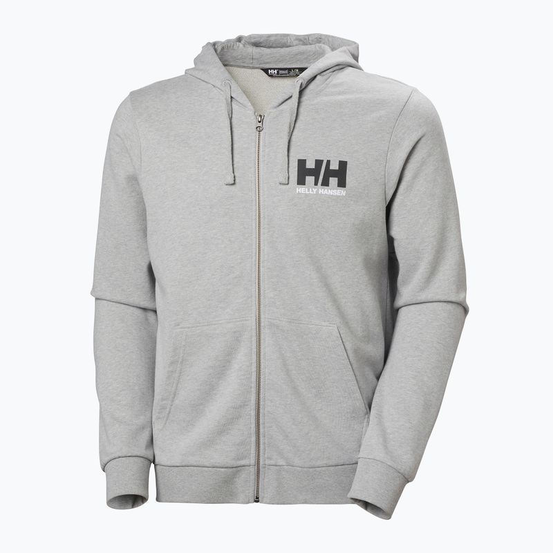 Men's Helly Hansen HH Logo Full Zip Hoodie 2.0 grey/ melange 5