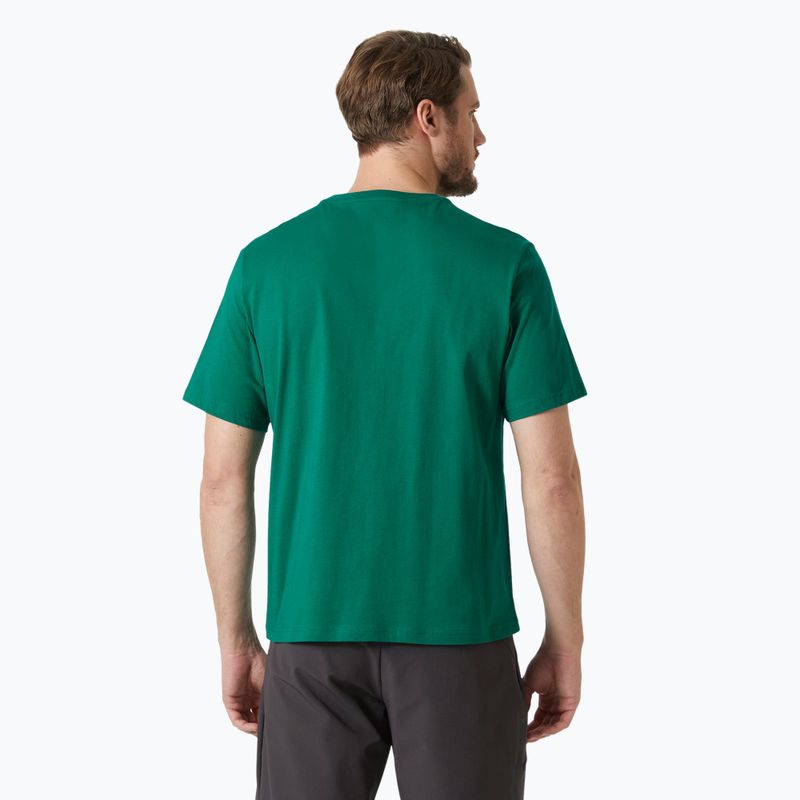 Men's Helly Hansen Logo 2.0 T-shirt emerald 2