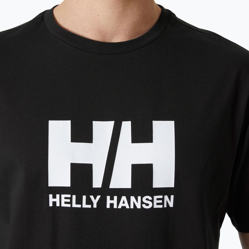 Men's Helly Hansen Logo 2.0 T-shirt black 3