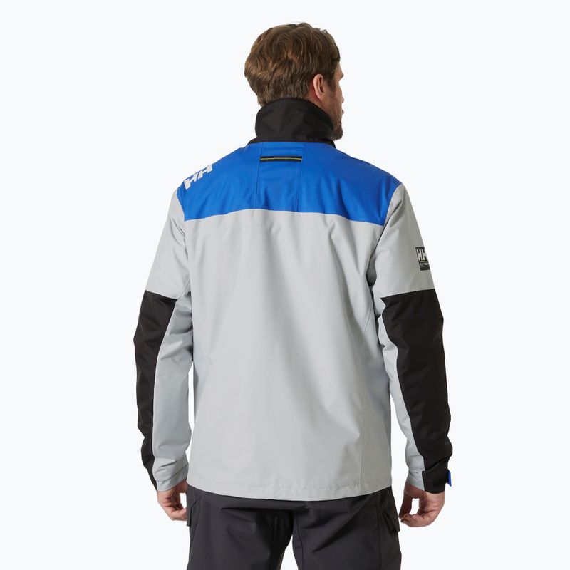 Helly Hansen men's sailing jacket Arctic Ocean Crew Midlayer grey fog 2