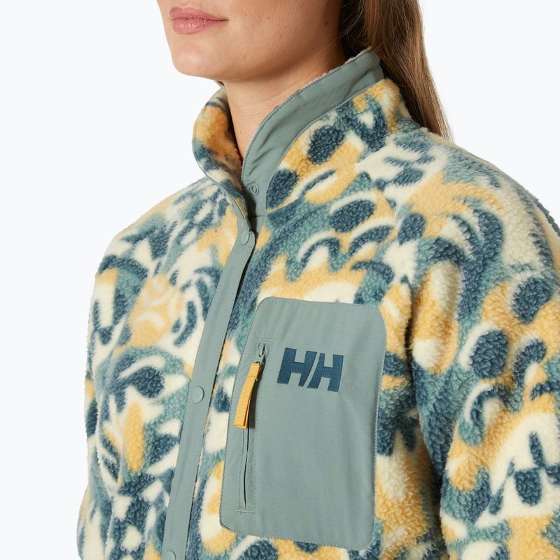 Women's Helly Hansen Imperial Printed Pile Snap sand bruce aop sweatshirt 3