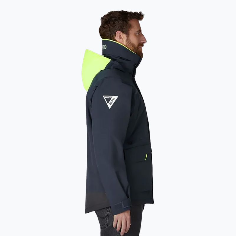 Men's Musto BR1 Primaloft Channel true navy sailing jacket 4