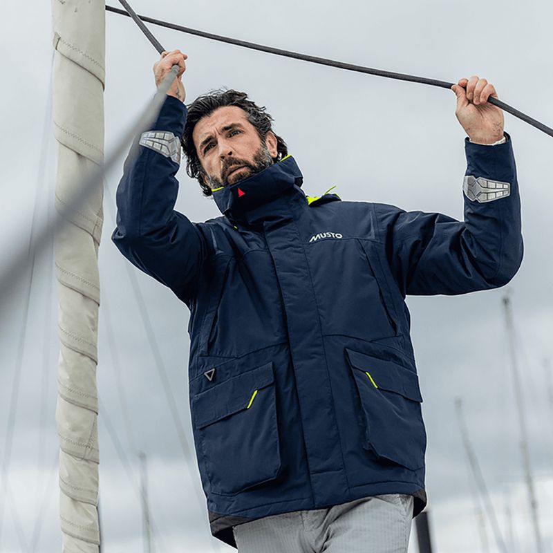 Men's Musto BR1 Primaloft Channel true navy sailing jacket 13