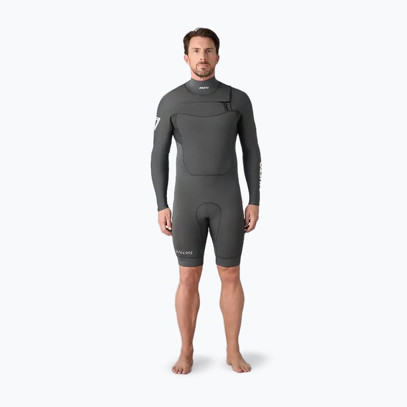 Men's wetsuit Musto Flexlite Dynamic 3/2 mm Shorty dark grey 4