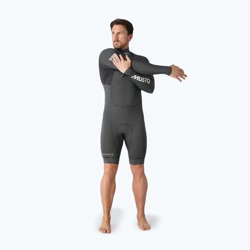 Men's wetsuit Musto Flexlite Dynamic 3/2 mm Shorty dark grey 6