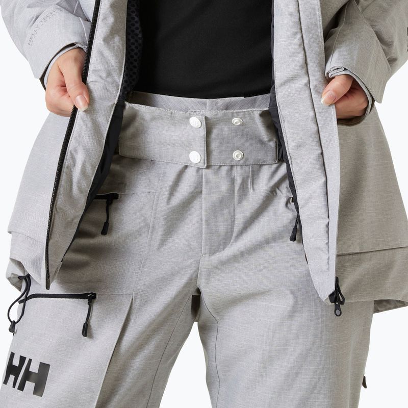 Women's ski jacket Helly Hansen Powderqueen 3.0 grey/melange 6