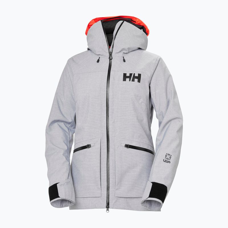 Women's ski jacket Helly Hansen Powderqueen 3.0 grey/melange 9