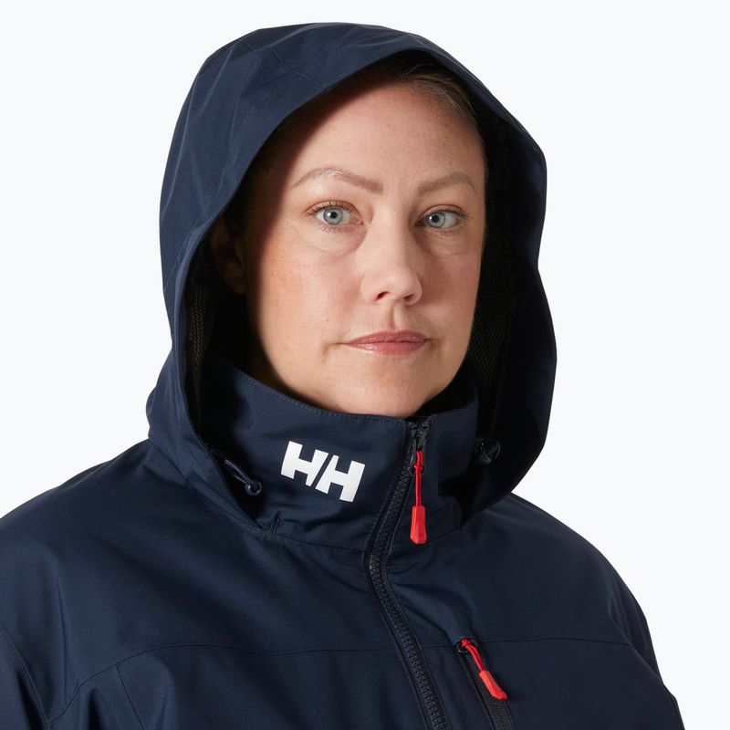 Women's sailing jacket Helly Hansen Crew Hooded Midlayer Plus 2.0 navy 3