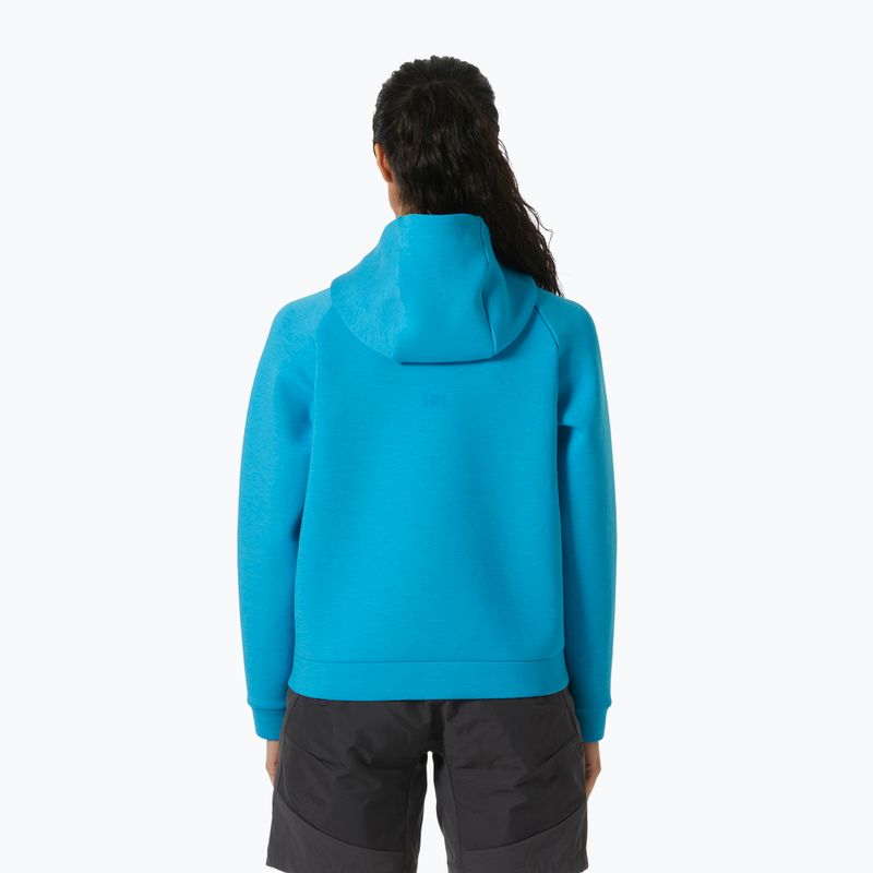 Women's sweatshirt Helly Hansen HP Ocean Full Zip Jacket 2.0 cyan 2