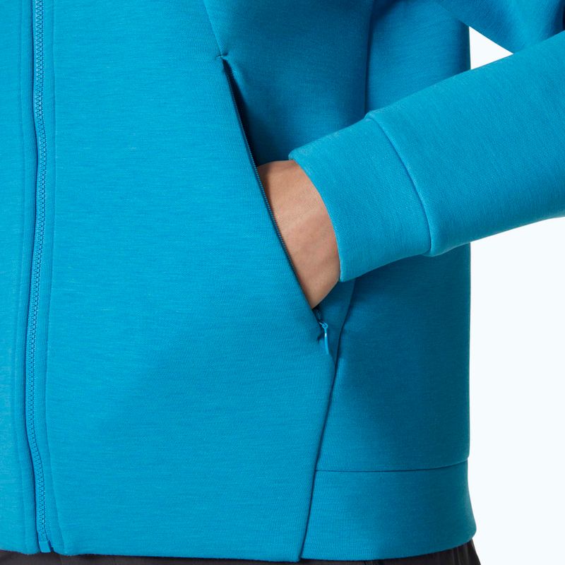Women's sweatshirt Helly Hansen HP Ocean Full Zip Jacket 2.0 cyan 5