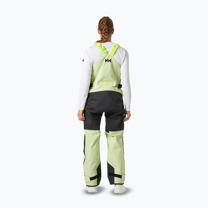Women's sailing trousers Helly Hansen Skagen Pro Bib washed lime 2