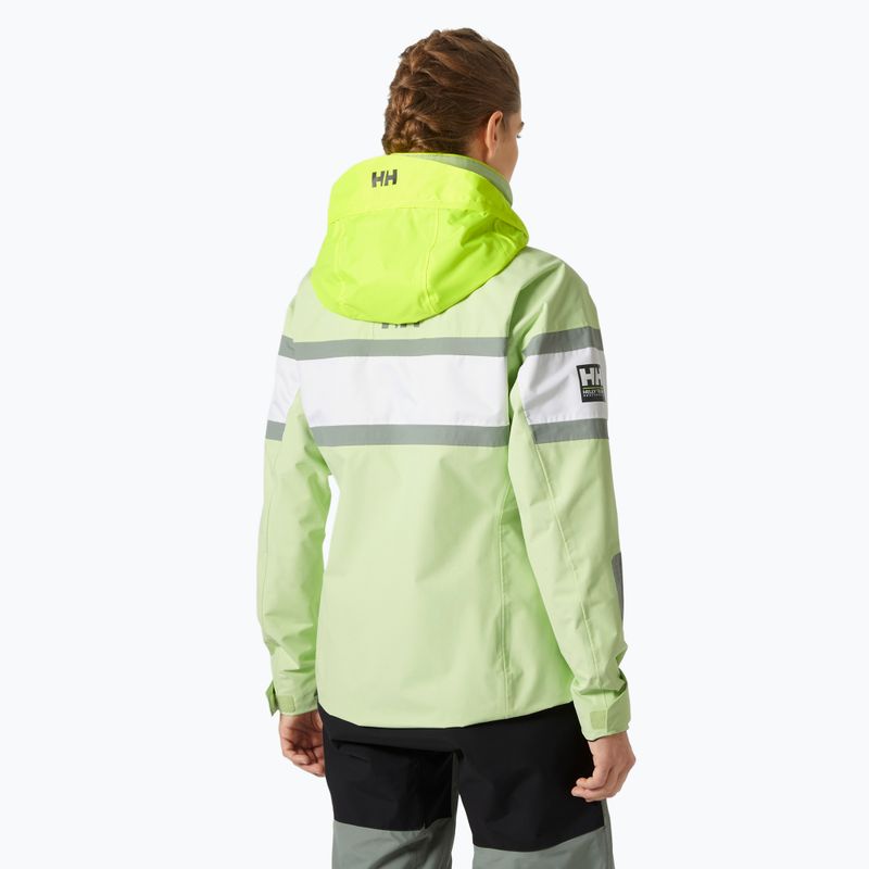 Women's sailing jacket Helly Hansen Salt Original washed lime 2