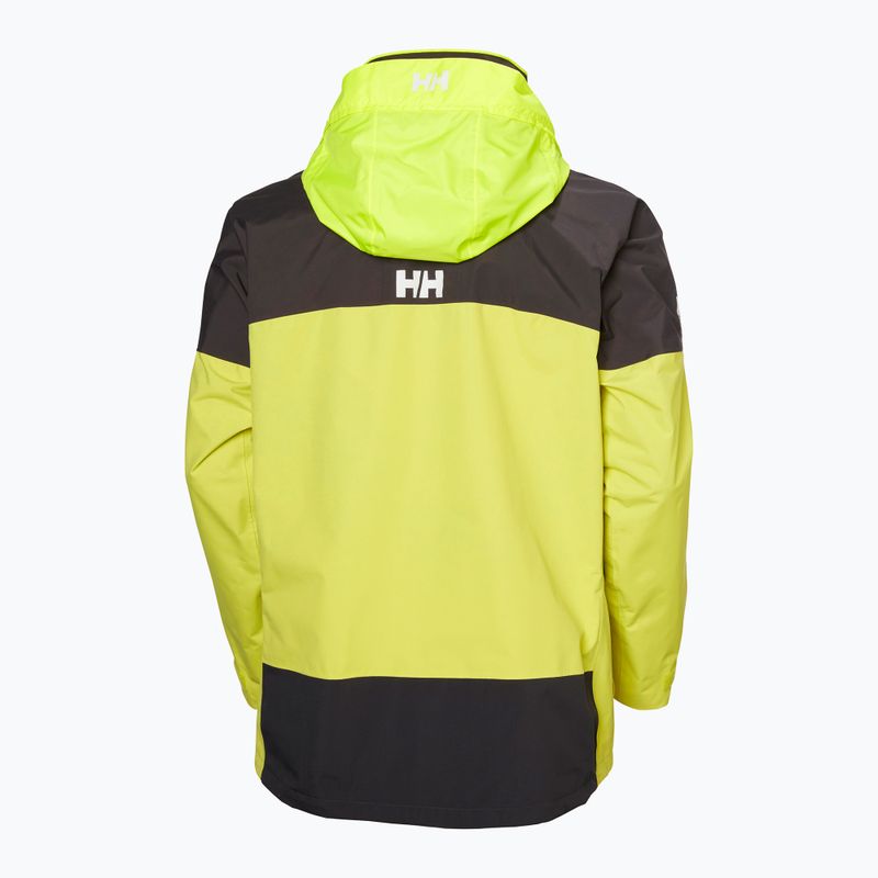 Men's sailing jacket Helly Hansen Pier 4.0 cyber lime 10