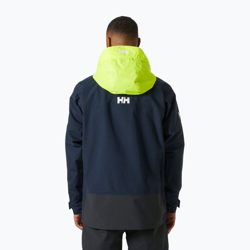 Men's Helly Hansen Pier 4.0 rain jacket navy 2