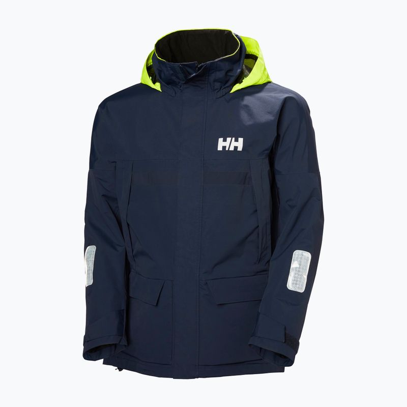 Men's Helly Hansen Pier 4.0 rain jacket navy 10