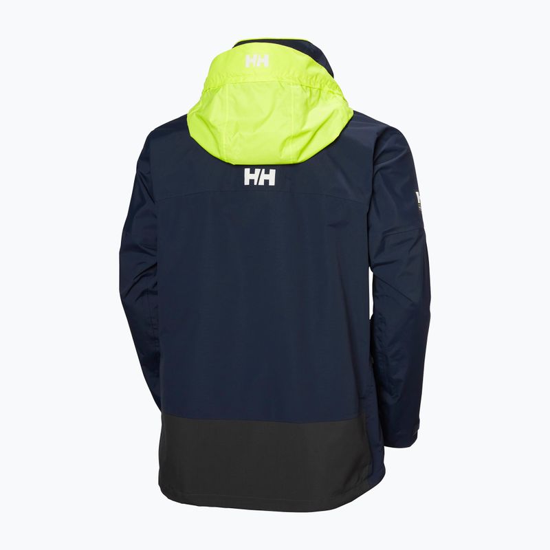 Men's Helly Hansen Pier 4.0 rain jacket navy 11