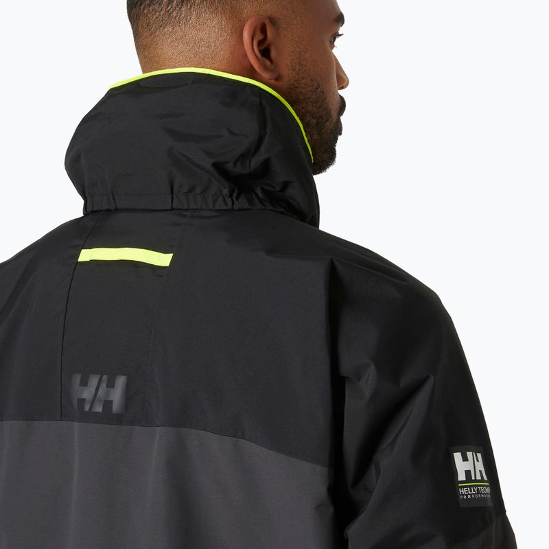 Helly Hansen Pier 4.0 men's rain jacket ebony 4