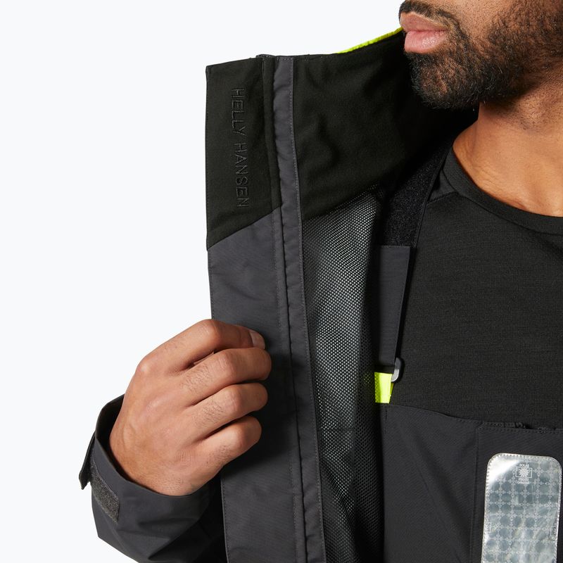 Helly Hansen Pier 4.0 men's rain jacket ebony 9