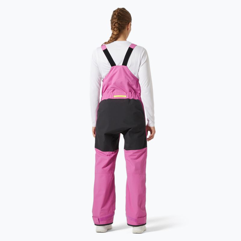 Helly Hansen women's sailing trousers Pier 4.0 Bib meta pink 2