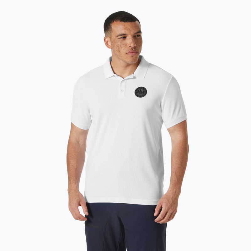 Men's Helly Hansen Hp Race Polo Shirt 2.0 white