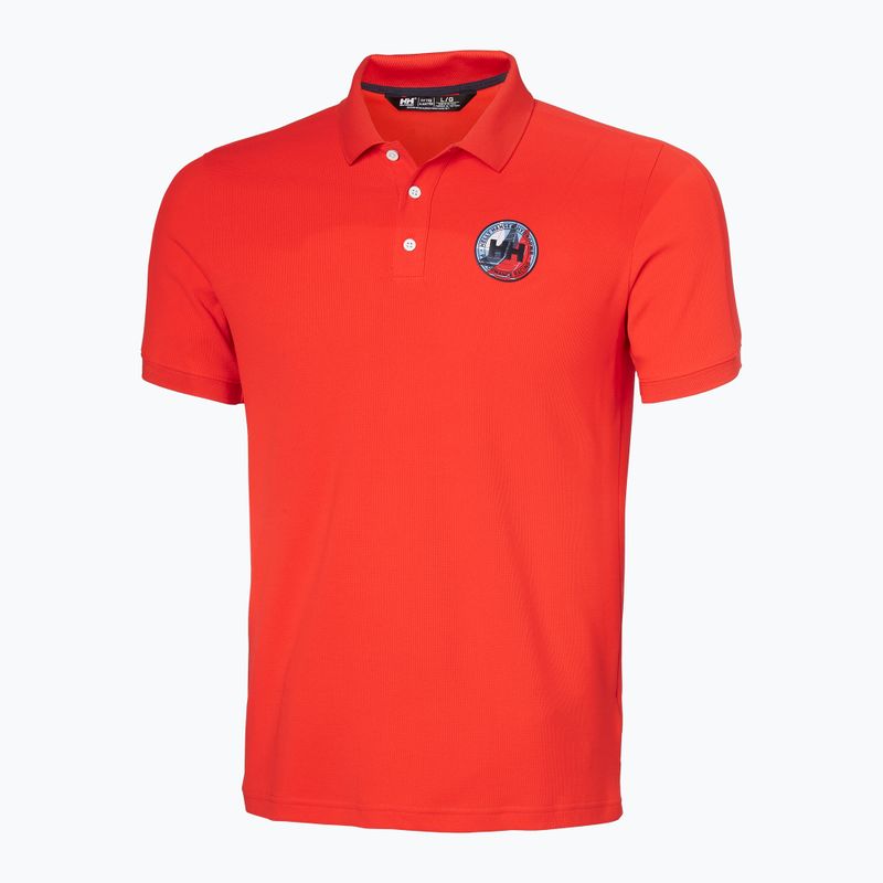 Men's Helly Hansen Hp Race Polo Shirt 2.0 alert red 5