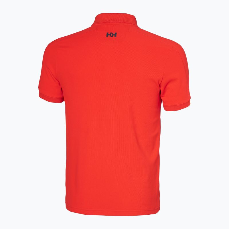 Men's Helly Hansen Hp Race Polo Shirt 2.0 alert red 6