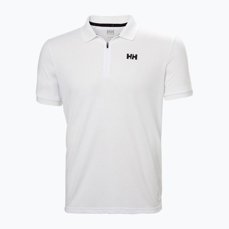 Men's Helly Hansen Hp 1/2 Zip Polo Shirt white 5