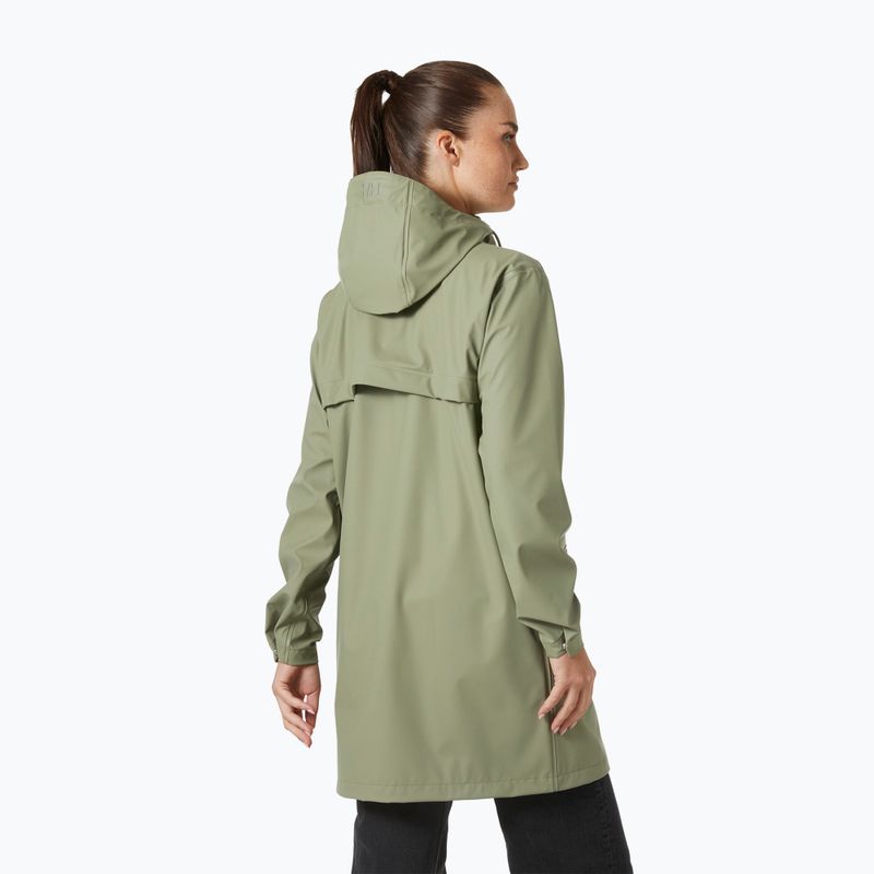 Helly Hansen women's raincoat Moss Rain Coat lav green 2