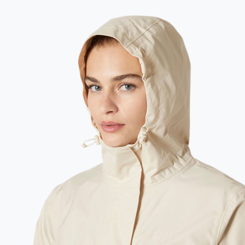 Helly Hansen Vancouver cream women's rain jacket 3