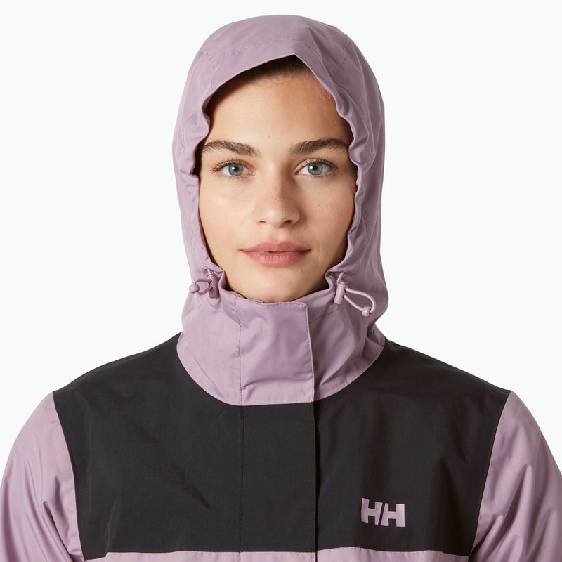 Helly Hansen women's rain jacket Vancouver purple clay 3