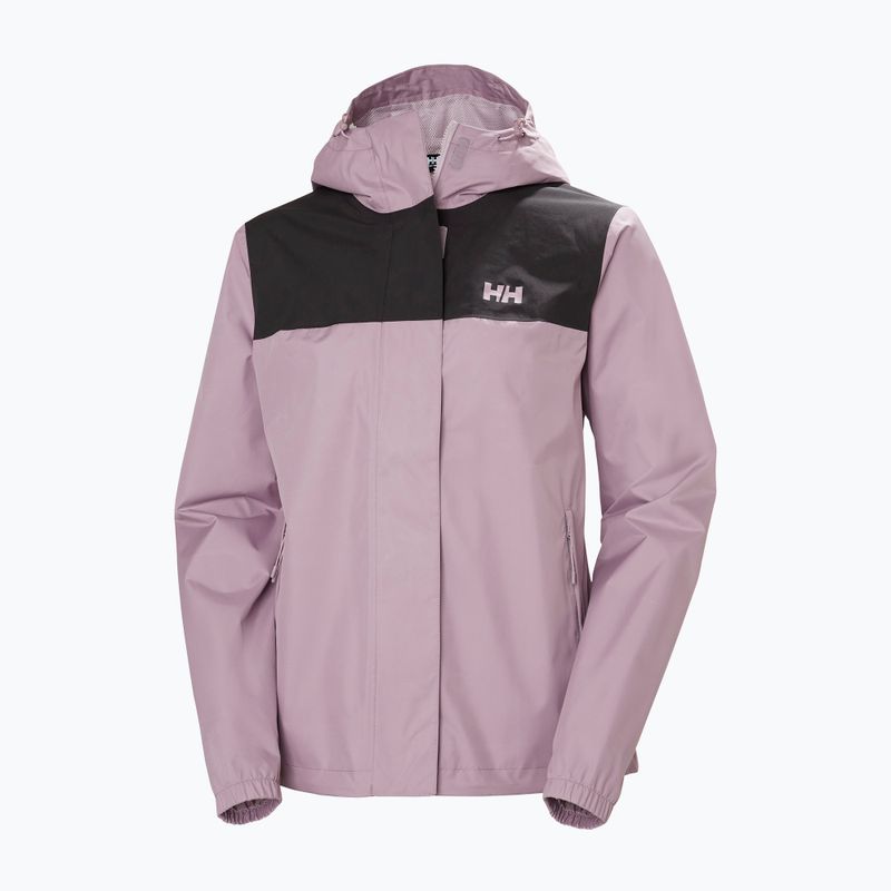 Helly Hansen women's rain jacket Vancouver purple clay 6