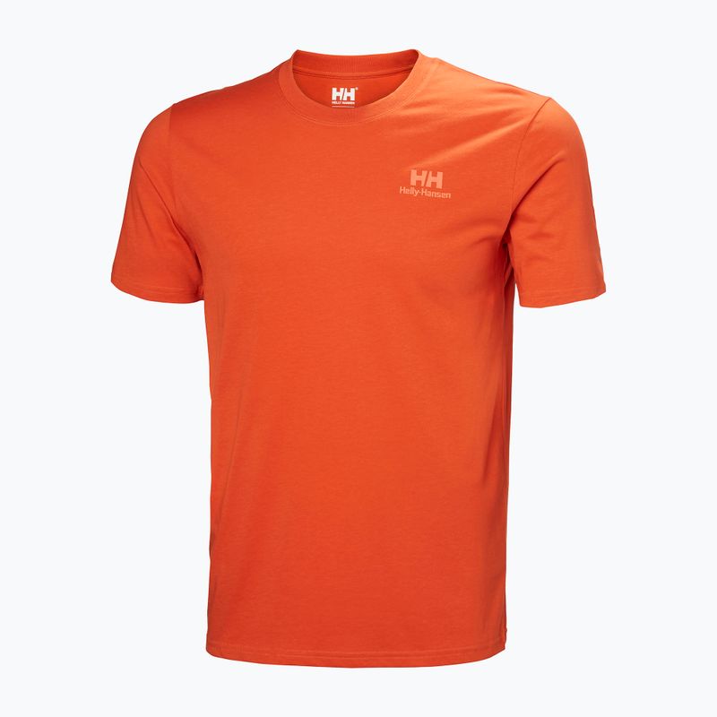 Men's Helly Hansen Nord Graphic patrol orange T-shirt 4