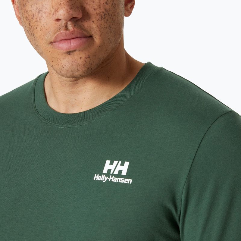 Men's Helly Hansen Nord Graphic jungle green T-shirt 3