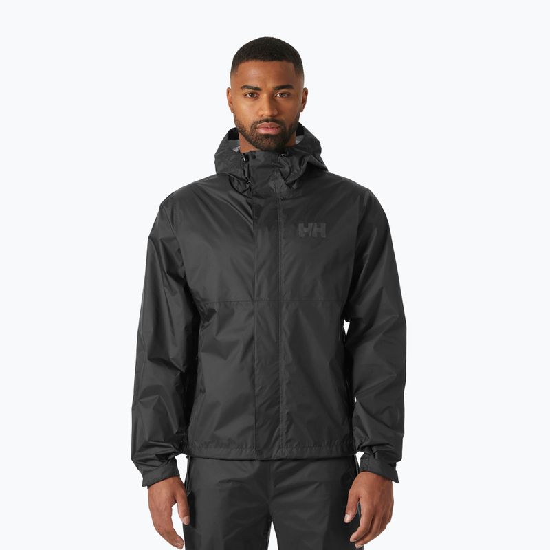 Helly Hansen men's rain jacket Loke black