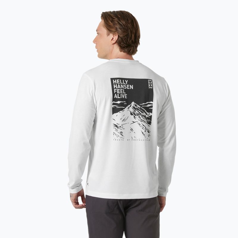 Men's Helly Hansen Skog Graphic Longsleeve white 2