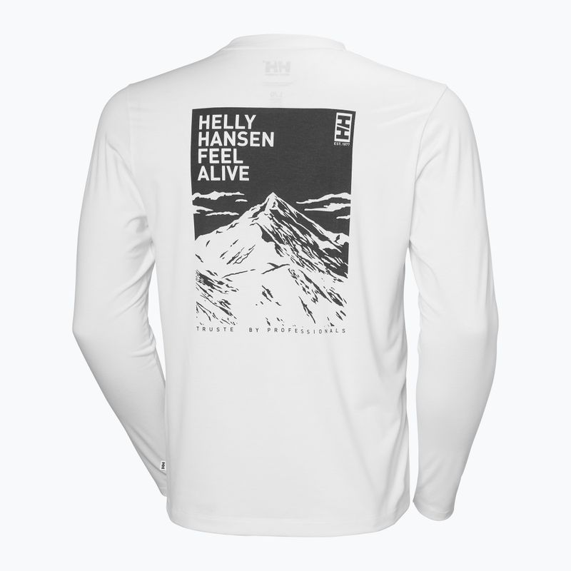 Men's Helly Hansen Skog Graphic Longsleeve white 6