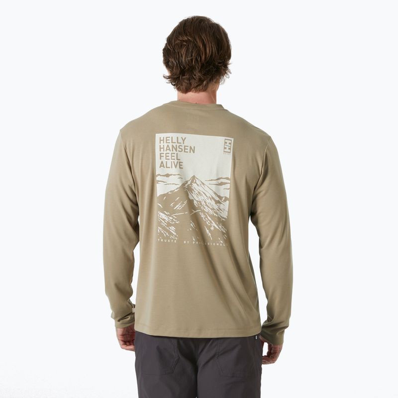 Men's Helly Hansen Skog Graphic pebble longsleeve 2