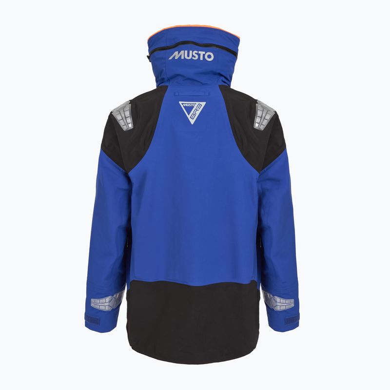 Men's Musto BR3 Pertex Offshore mazarine blue sailing jacket 2