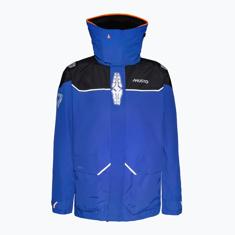 Men's Musto BR3 Pertex Offshore mazarine blue sailing jacket 12