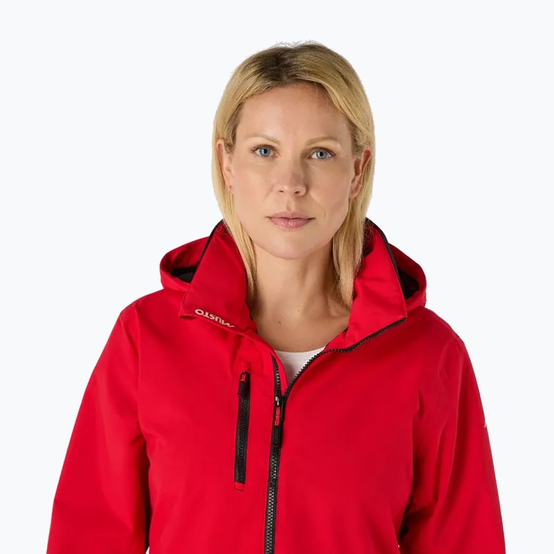 Women's sailing jacket Musto Sardinia true red 5