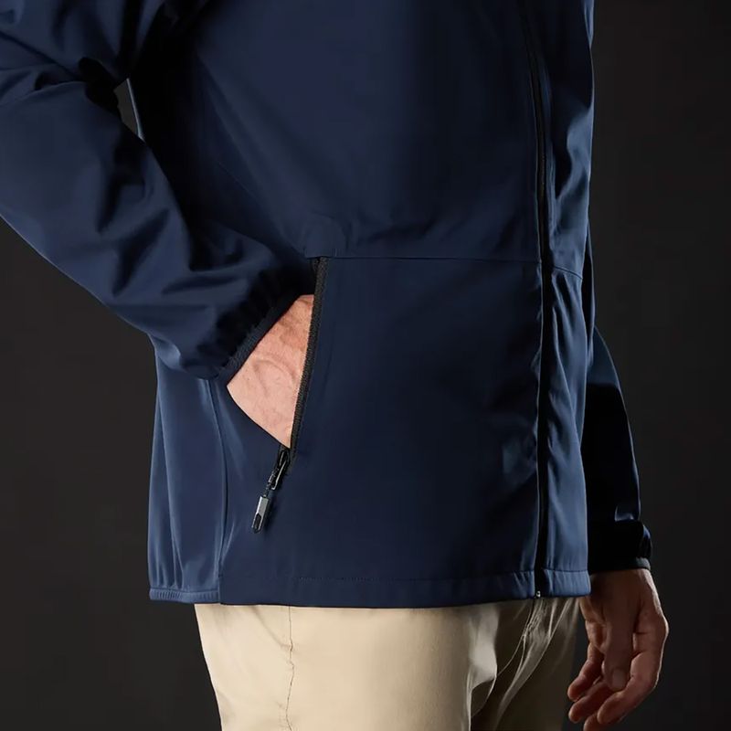 Men's Musto Evo Venture 3L navy sailing jacket 6