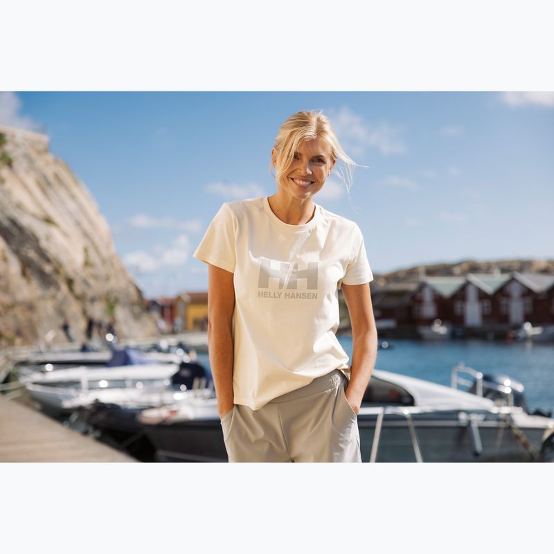 Helly Hansen women's T-shirt Logo 3.0 cream 3