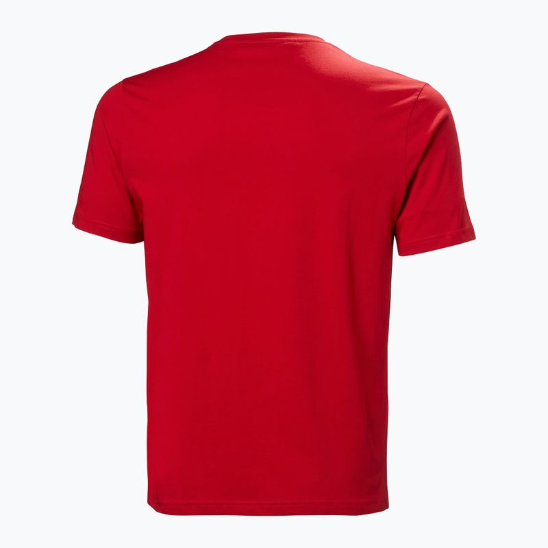 Men's Helly Hansen Logo 3.0 T-shirt red 5