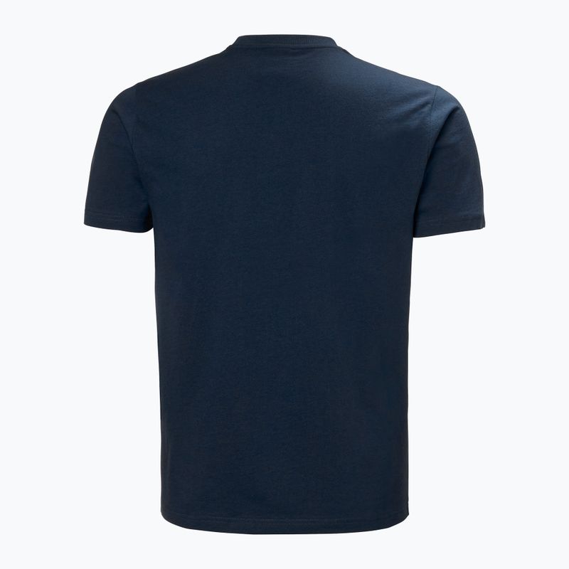 Men's Helly Hansen Box T 2.0 T-shirt navy 4