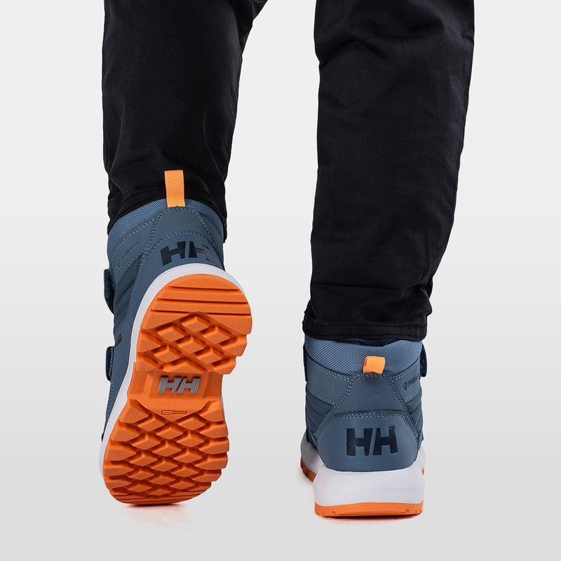 Helly Hansen Jk Bowstring Boot HellyTech children's snow boots washed navy/papaya 8