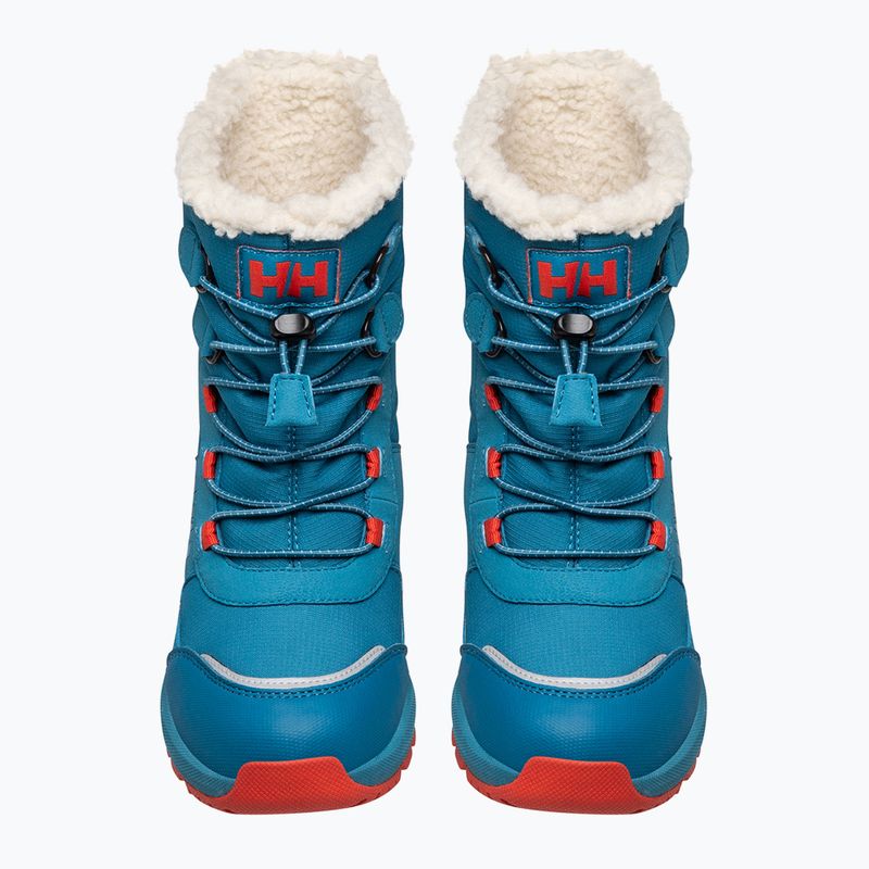 Helly Hansen Jk Silverton Boot HellyTech children's snow boots cerulean blue/cherry tom 4